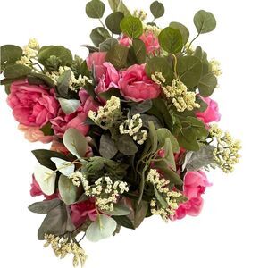 NEW Ashland Faux Flowers Assorted Pink Floral Bouquet